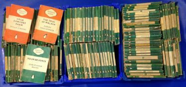 3 trays of early Penguin paper back books