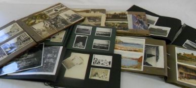 Assorted postcards mainly modern & foreign and family photos