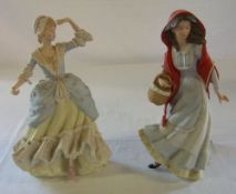 Wedgwood 'Little Bo-peep' and 'Red Riding Hood' figurines