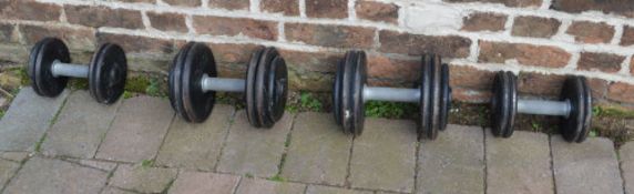 4 York dumbells