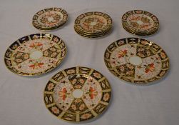 Royal Crown Derby Imari flatware inc plates etc