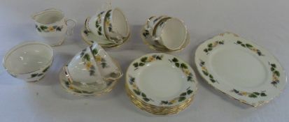 Royal Staffordshire 'Serenity' pt tea service approx 21 pieces