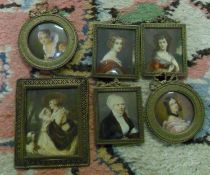 6 assorted miniatures (please note - amended lot)