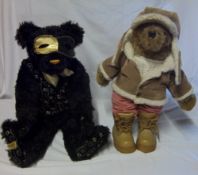 Merrythought Limited Edition 'Masked Ball' teddy bear h 60cm approx  &  Joan Howard Bears Cumbria