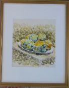 Impressionist style still life watercolour by Franklin White (1892-1975) 44 cm x 54 cm