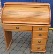 Modern roll top desk