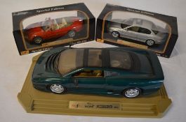 Maisto Jaguar XJ220, X Type & XKR model cars