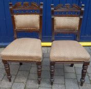 2 Lt Vict dining chairs
