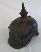 German WWI pickelhaube spiked helmet.