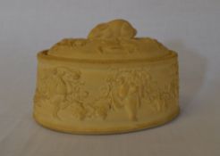 Wedgwood Cane ware game pie tureen with liner