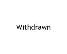 WITHDRAWN - PLEASE DO NOT BID