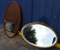 Edw & modern gilt mirrors