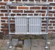 Chrome plated radiator/towel rail