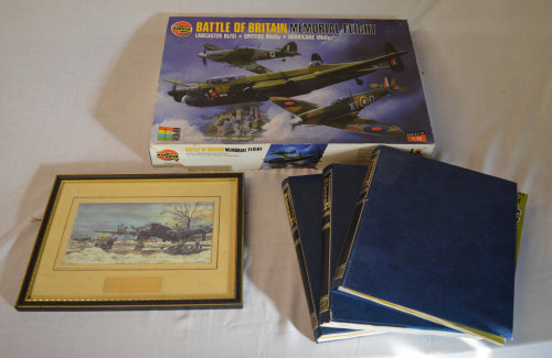 Airfix Battle of Britain, old photograph & aircraft magazines