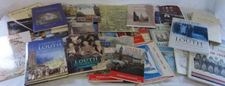 Quantity of books, leaflets & pamphlets relating to Louth inc The Louth Flood & Around Louth