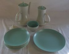 Poole pt coffee set approx 11 pieces