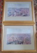 2 framed Browns Panarama prints