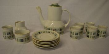 Royal Doulton coffee service approx 15 pieces