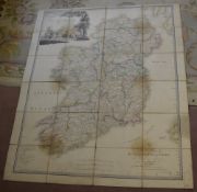 Lg old map of Ireland, marked as Published by Js Wyld, 1843