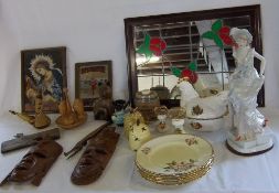 Various items inc Wade and Staffordshire