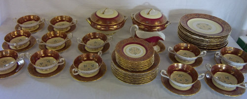 Tuscan pt dinner service approx 63 pieces