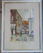 Framed watercolour ' Lovely Louth 3' 2005 43 cm x 55 cm