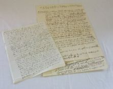 Documents dated 1870 and 1876 relating to Folkingham House of Correction