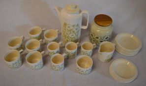 Approx 24 pc of Hornsea 'Fleur' part coffee service