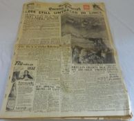 Grimsby Telegraph newspapers dated 2nd February - 7th February 1953 reporting about the Lincolnshire