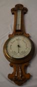 Barometer marked A J Lundy, Grimsby