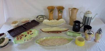 Various items inc Carlton ware, Sylvac & Royal Doulton