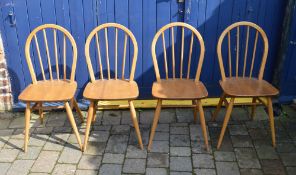 4 Ercol style chairs