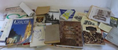 Quantity of books, leaflets & pamphlets relating to Louth inc A history of Louth & Views of Louth