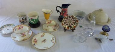 Various ceramic & glass inc Royal Crown Derby and Royal Worcester