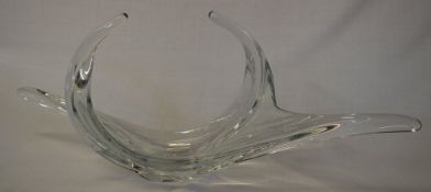 French glass splash bowl