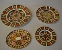 4 Royal Crown Derby Imari plates