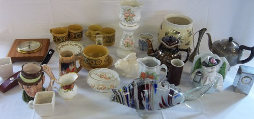 Assortment of ceramics, glass & sp inc Royal Albert & Murano