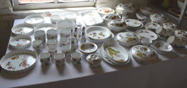 Lg quantity of Royal Worcester 'Evesham' pattern dinner service, part tea service & ovenwear