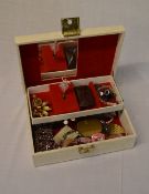 Jewellery box of costume jewellery