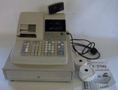 Casio CE-3700 Till complete with instructions & 2 till rolls