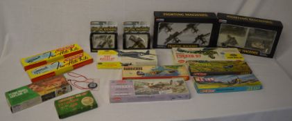 Various flying model kits inc Keil Kraft, Veron, Guillows etc - one still sealed