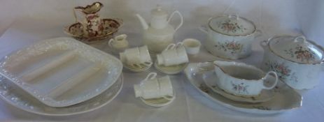 Various ceramics inc serving dishes & coffee set