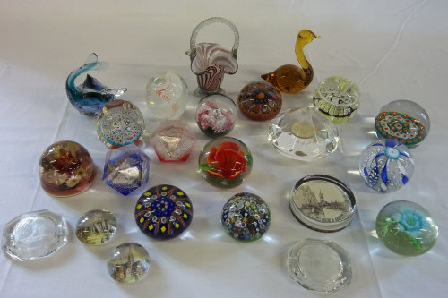 Various paperweights