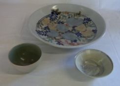 Crosskeys Pottery bowl, early Chinese bowl & a Highland stoneware bowl