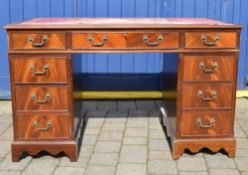 Pedestal desk