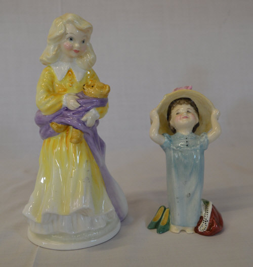 2 Royal Doulton figures