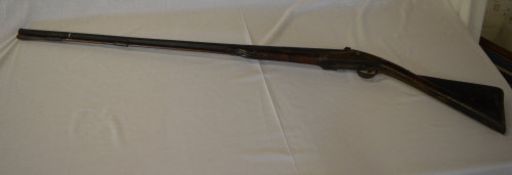 Flintlock sporting rifle.