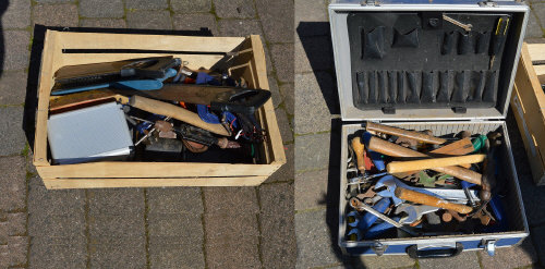 2 Boxes of tools