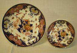 Crown Derby Japan pattern saucer & dish