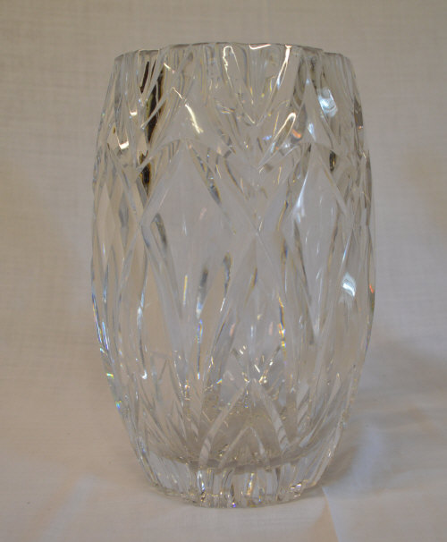 Lg glass vase h 27 cm